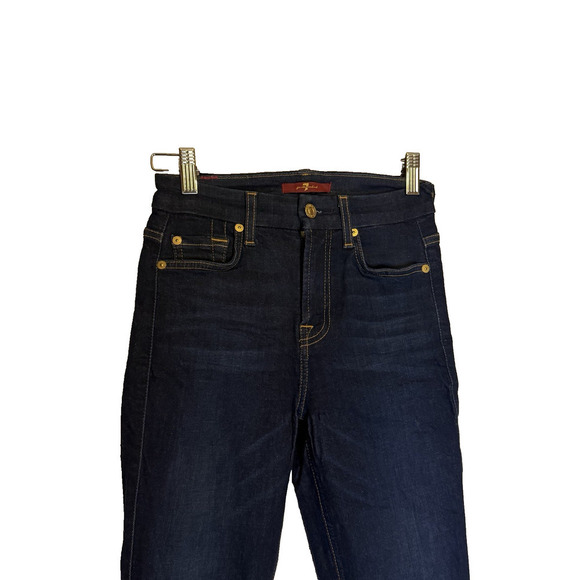 7 For All Mankind Skinny Ankle Leg Jeans - Size 23 - Picture 4 of 10